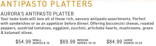 party platter - antipasto